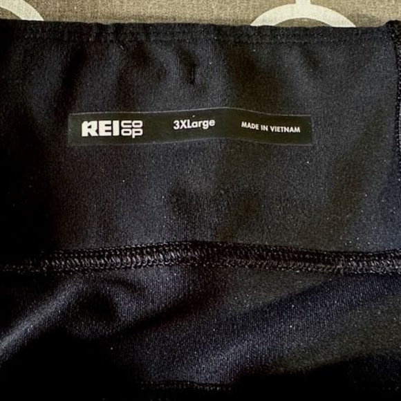 REI Active Pursuits Tights Plus Black Women's 3X Fitted Ankle Length NEW w/TAGS - Picture 3 of 6